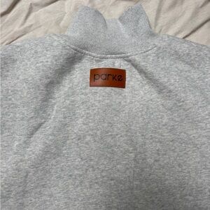 Parke Heather grey turtle neck sweatshirt L/XL